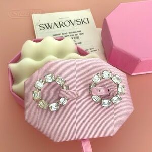 💎💎Swarovski circle diamond shaped earrings